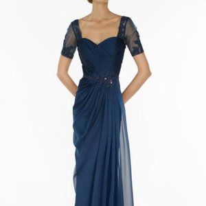 Alyce Paris 29580 Mother of the Bride Dress Blue Coral In Size 16